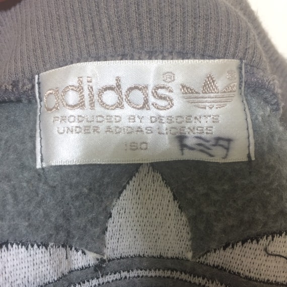 Vintage Adidas Trefoil 1/3 Zip Up Fleece Sweater … - image 8