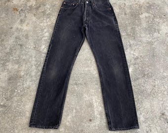 Vintage 90s Levis Silver Tab Black Baggy Jeans - Size 31x30 - Etsy