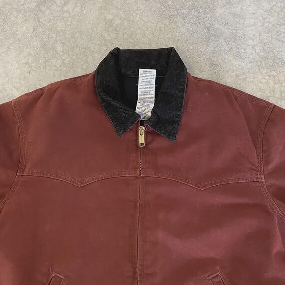 Vintage Carhartt Santa Fe Work Clay Workwear Jacket J14 Size XXL