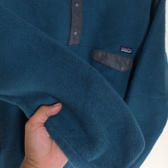Vintage Patagonia Half Button Up Fleece Jacket - image 6
