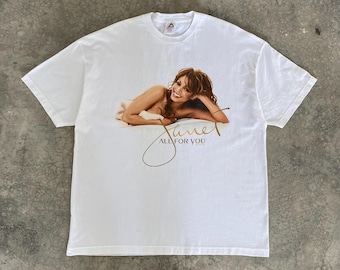 Vintage Y2K 2001 Janet Jackson Tour Promo-T-Shirt Größe XXL