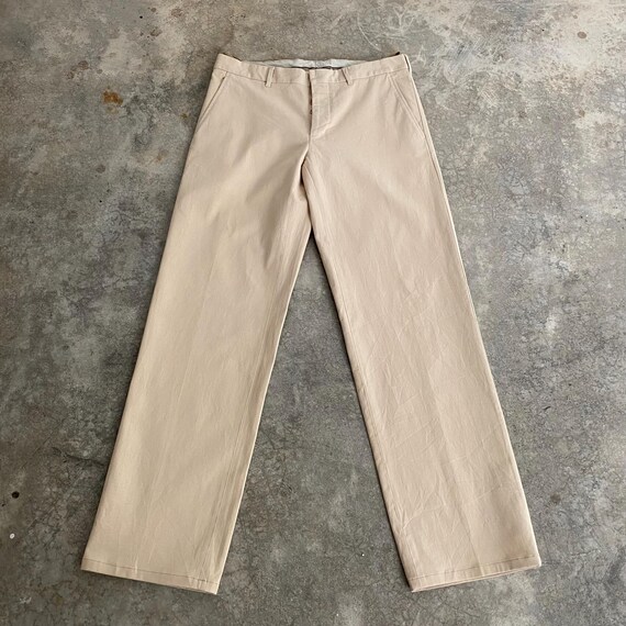 Fall 2000’s Archive Helmut Lang Beige Tux Trouser… - image 2