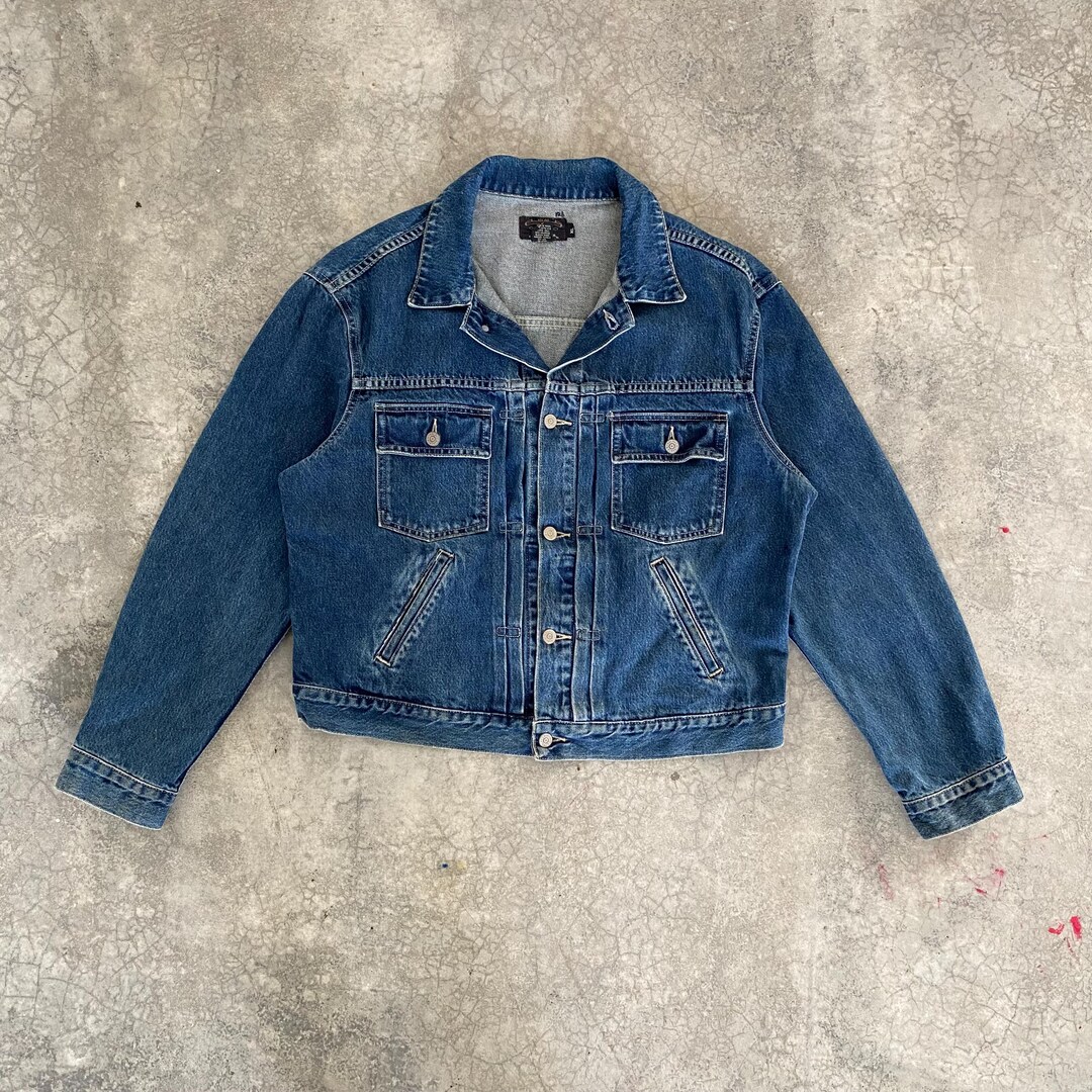 RRL 90s 真紺　34-29 ゴールデンサイズ RRL Corduroy-Collar Deck Jacket - Navy – SON OF A STAG