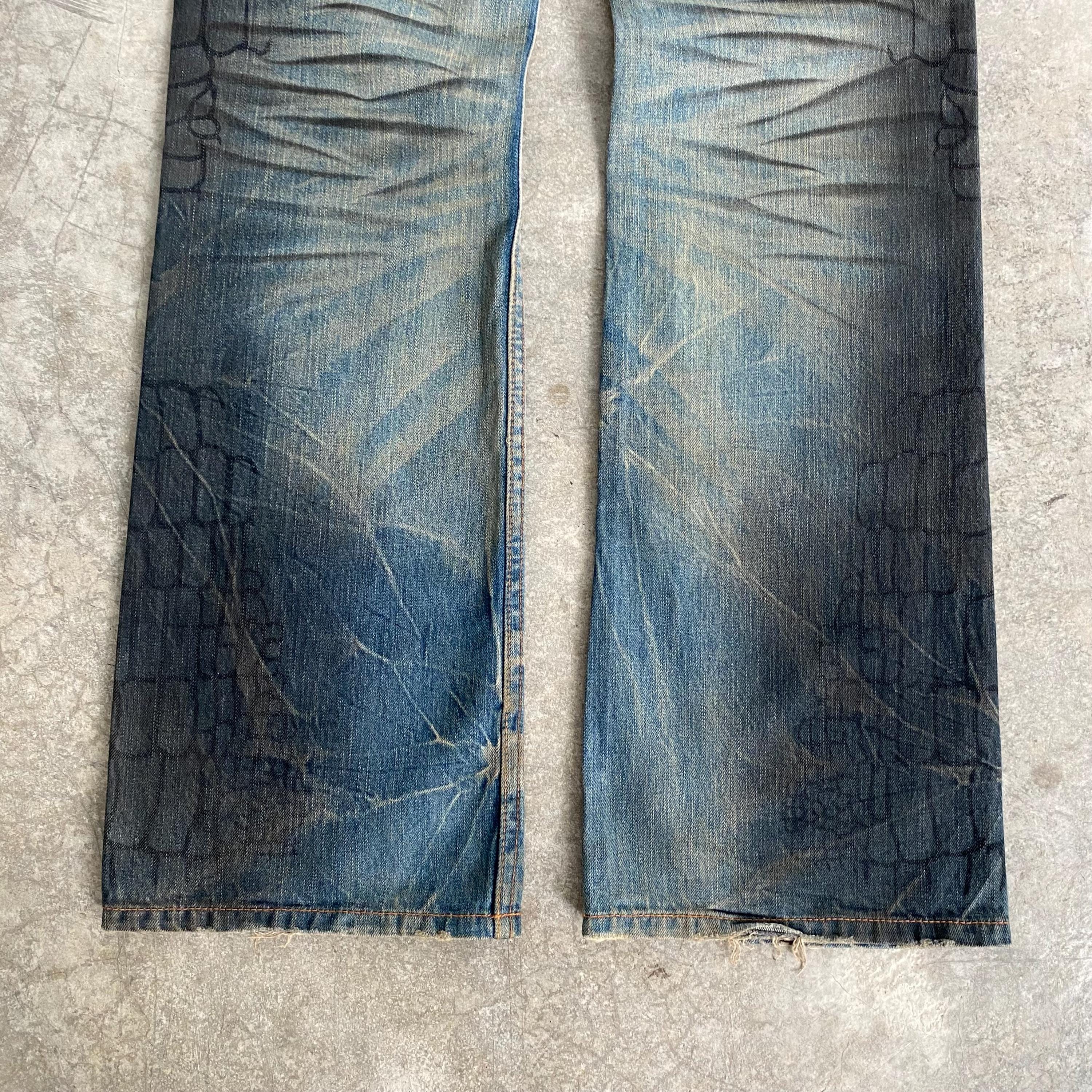 Size 34x34 2000's Vkei Visual Kei Semantic Design “snake Skin