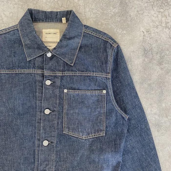 Archive Helmut Lang Type 1 Single Pocket Denim Jacket Size 48
