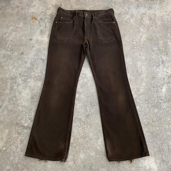 Size 33x30 Vintage 2004 Levis 517 Brown Bootcut Flared Jeans - Etsy