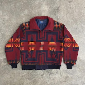 Vintage 70’s 80’s Pendleton Western Wear High Grade Aztec Tribal Wool Jacket Size L