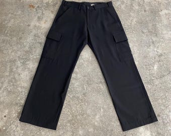 Size 32x28.5 Y’s Yohji Yamamoto Wool Gabardine Cargo Pants; Avant Garde SS08 Runway