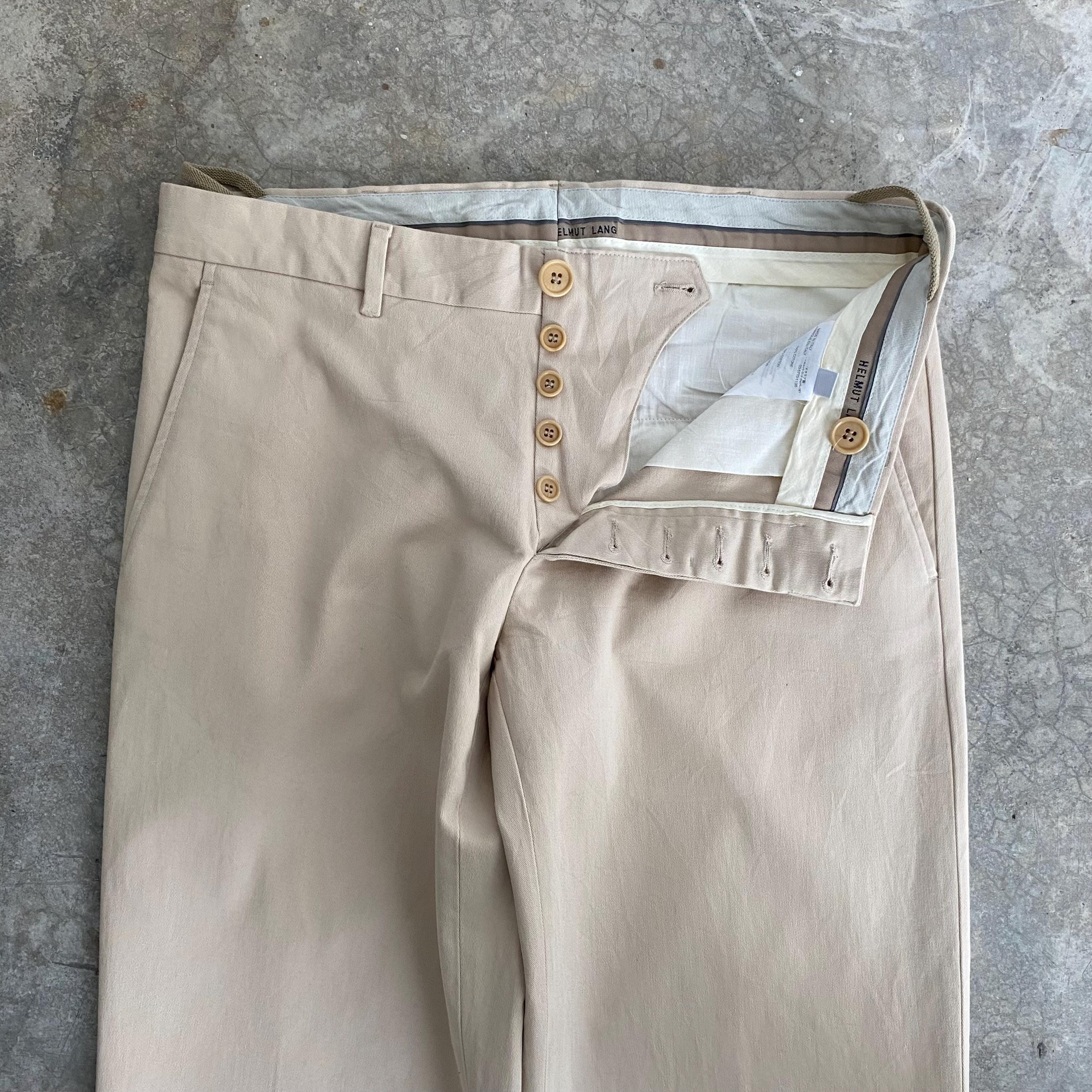 vintage italy製 helmut lang design pants HELMUT LANG HELMUT LANG Pants | Silver Women's Casual Pants