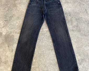 Vintage Levi's 501 W33 L30 Black RARE Levis 501 Black Men Women