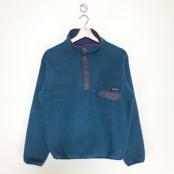 Vintage Patagonia Half Button Up Fleece Jacket - image 1