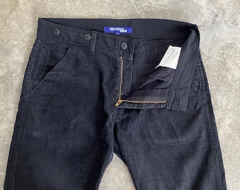 Size 33x28 Junya Watanabe Comme Des Garçons Buckle Back Corduroy Jeans AW09