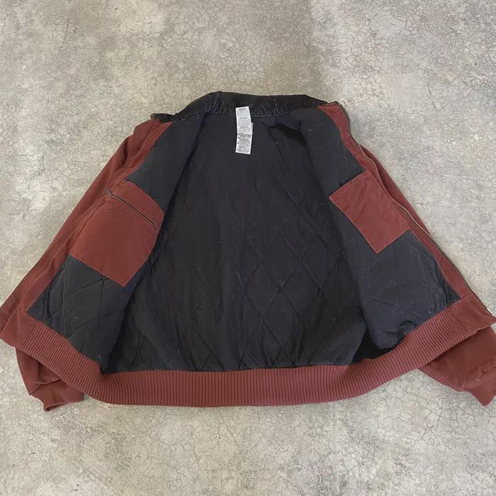 Vintage Carhartt Santa Fe Work Clay Workwear Jacket J14 Size XXL