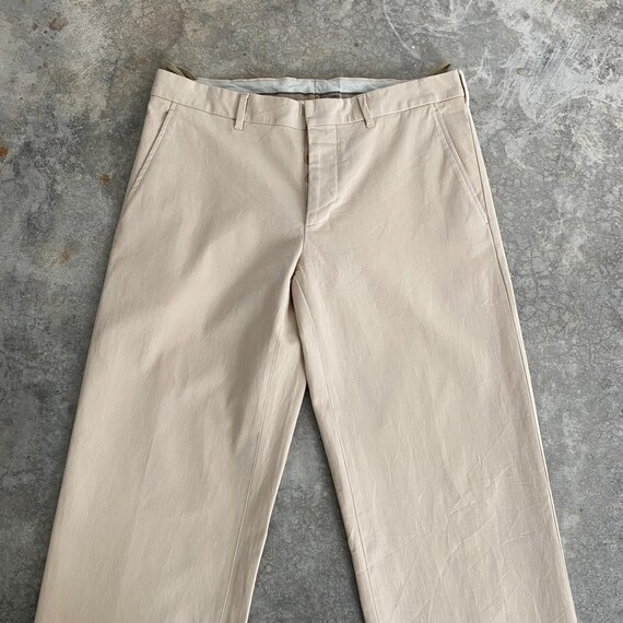 Fall 2000’s Archive Helmut Lang Beige Tux Trouser… - image 3