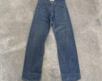 Größe 30x32.5 Vintage Levi's Engineered Takuya Kimura Regular Denim Button Fly Jeans