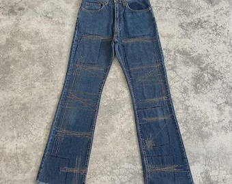 Hysteric Glamour Japanese Brand Bootcut Denim Jeans - Etsy