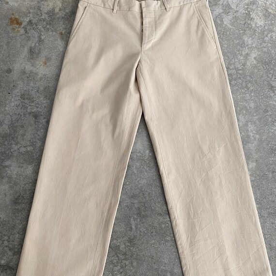 Fall 2000’s Archive Helmut Lang Beige Tux Trouser… - image 4