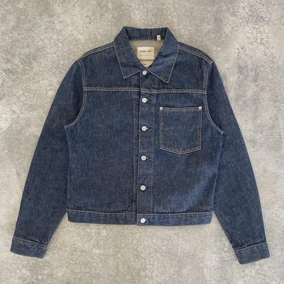 Archive Helmut Lang Type 1 Single Pocket Denim Jacket Size 48