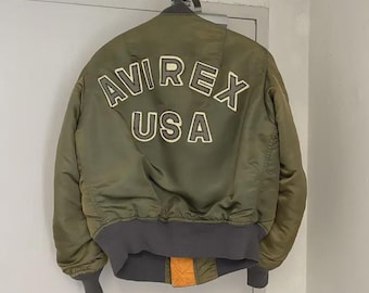 Vtg 70s Royal Canadian Air Force RCAF Type IV Flight Bomber Jacket