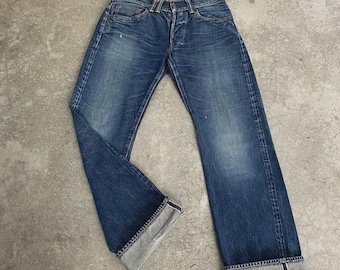 Vintage 90s LEVIS 502XX Selvedge Jeans, Made in Japan, 34 Waist - Etsy