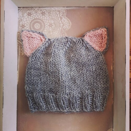 Addi Cat Hat Machine Knit Pattern Sentro Machine Knitting Etsy Canada