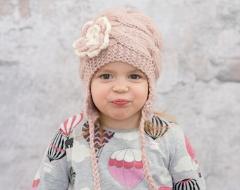 Cable Knit Hat, Winter Baby hat, Knit Beanie, Beanies for Women and Babies, Baby knit Hat, Kids Knit Hat