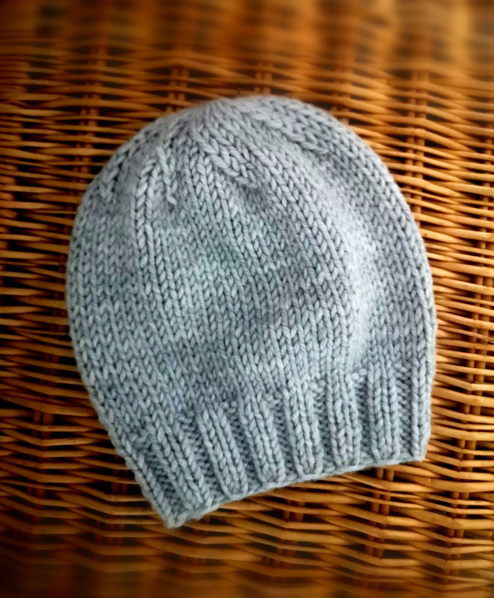 Classic Unisex Bulky Hat Knitting Pattern, Hat Knitting