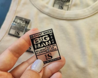 Custom Heat Transfer Clothing Labels: Iron-On Tagless Design