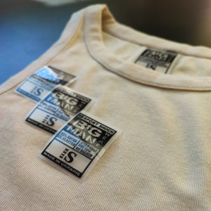 Heat transfer tag Tagless labels Custom heat transfer label Iron-on tags Clothing neck labels