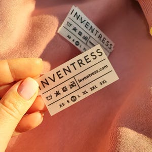 Heat transfer tag Tagless labels Custom heat transfer label Iron-on tags Clothing neck labels