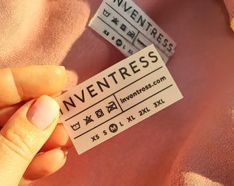 Aangepaste opstrijkbare kledinglabels voor warmteoverdracht: tagless