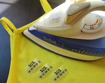 Custom Heat Transfer Clothing Labels: Iron-On Tagless