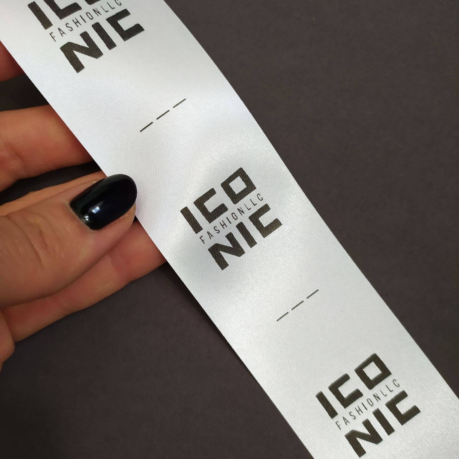 Custom Satin Labels Smooth Satin Clothing Labels Sewing Tags