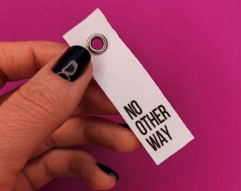 Custom Twill Ribbon Labels: Organic Cotton Fabric Tags, Sew-in Clothing Labels
