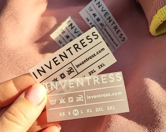 Custom Heat Transfer Clothing Labels: Iron-On Tagless Tags