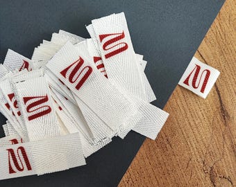 Custom Twill Ribbon Organic Cotton Clothing Labels: Sew-in Fabric Tags