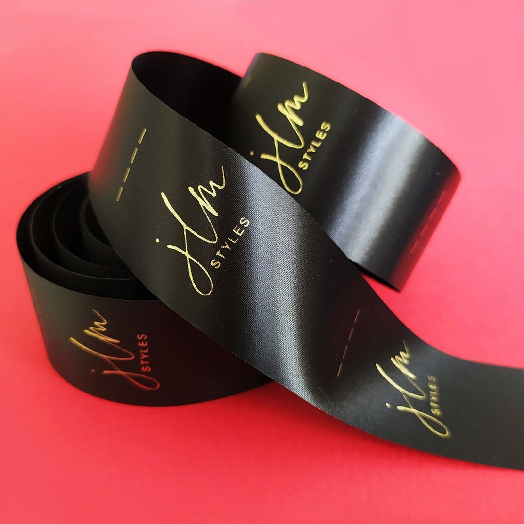 Cloth Ribbon Label Custom Satin Ribbon Clothing Labels: Sew-in Fabric Tags - Etsy