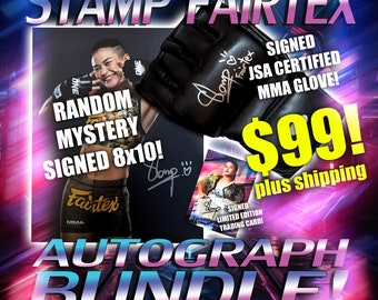 Stamp Fairtex Autograph BUNDLE - Limited Edition Deal!