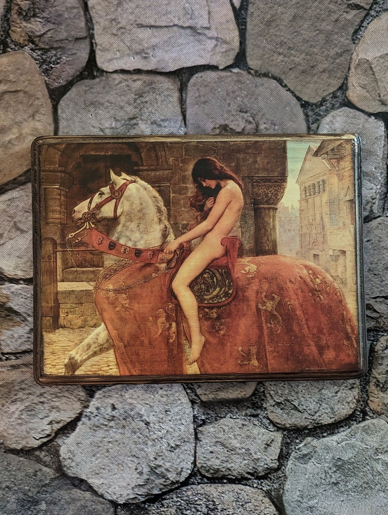 Lady Godiva by John Collier Wooden Wall Plaque Sign- Witch Wall Décor Art -  Handmade Witchcraft Wall Art - Etsy
