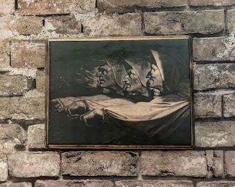 Three Weird Sisters by Henry Fuseli - Shakespeare Macbeth witch wall art - Wood wooden Wall Plaque Sign- Witch Wall Décor Art - Handmade