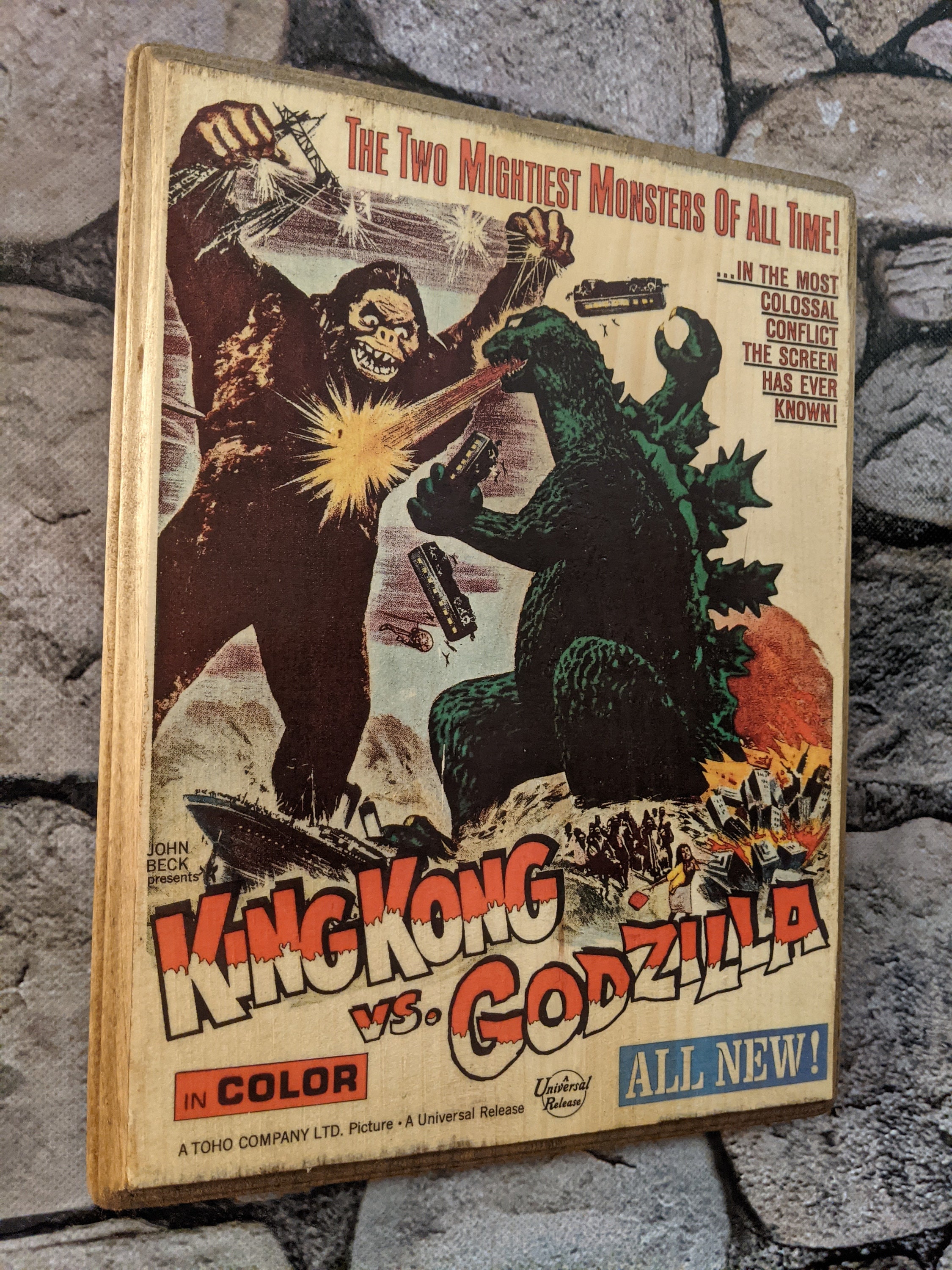 king kong vs godzilla poster