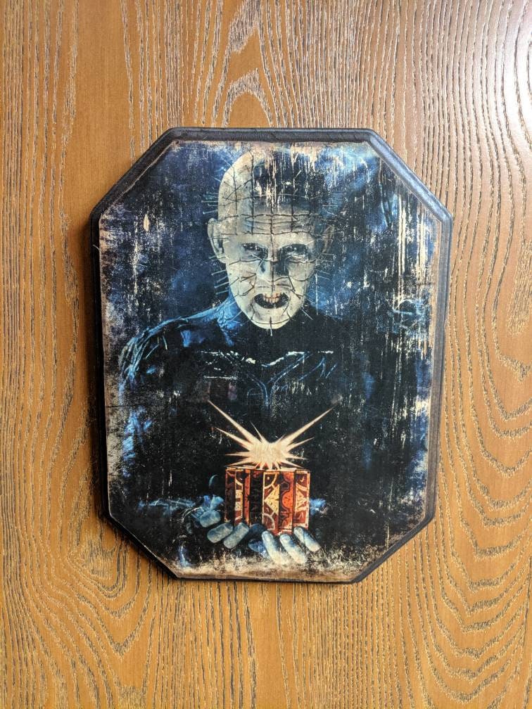 Hellraiser Pinhead w/ Lament Configuration Puzzle Box Hanging Etsy