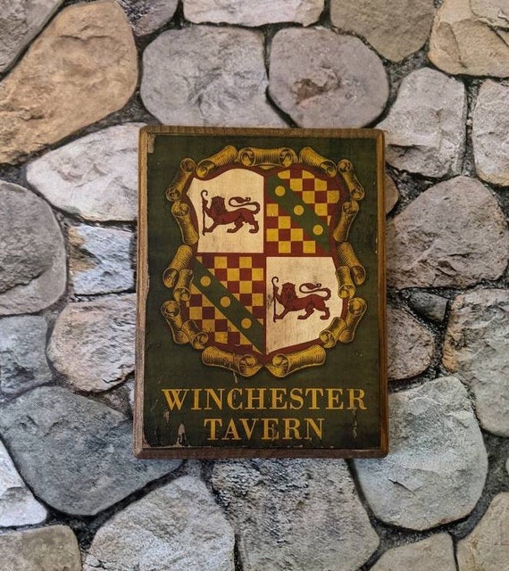 Winchester Tavern Sign Shaun of the Dead Hanging Wall Plaque Etsy