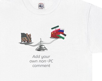 Tipped Scales Political Graphic Tee - Unisex Heavy Cotton Shirt 4UbyJem