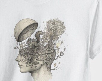 Squirrel Mindset Unisex Tee:  ADHD, 4UbyJem