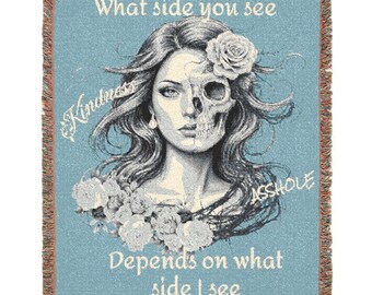 Kindness vs Asshole Blanket