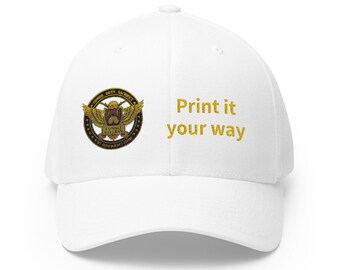 Embroidered Combat Veteran Cap: Structured Military Hat, 4UbyJem