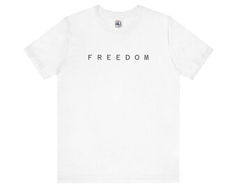 Charlie Kirk FREEDOM Tee with his portrait on reverse