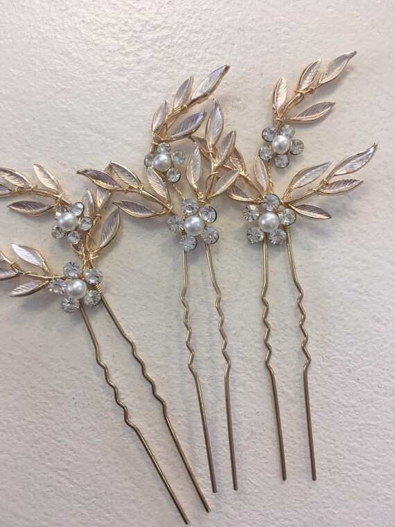 Pretty Vintage Hair Pins Etsy