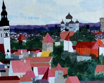 Tallinn, Estonia, 12.5x10&quot; Wendy Boucher fine art print, Europe